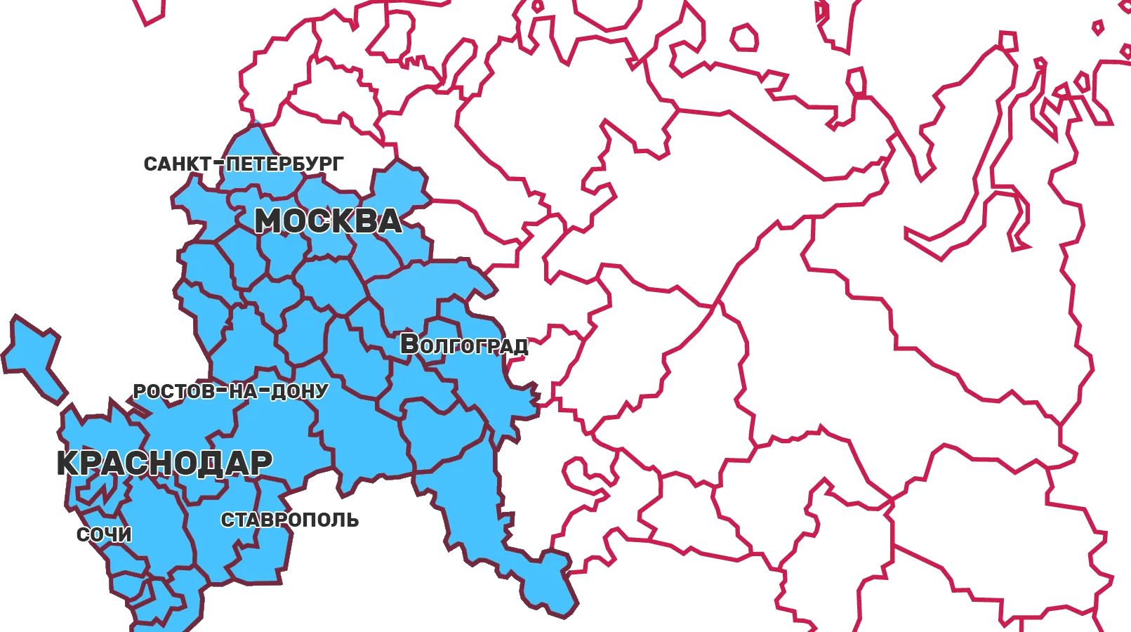 Карта в Мостовской